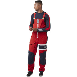 2021 Helly Hansen Mens Salt Coastal Jacket & Trouser Combi Set - Red